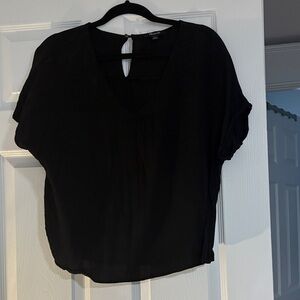 Madewell Black VNeck blouse